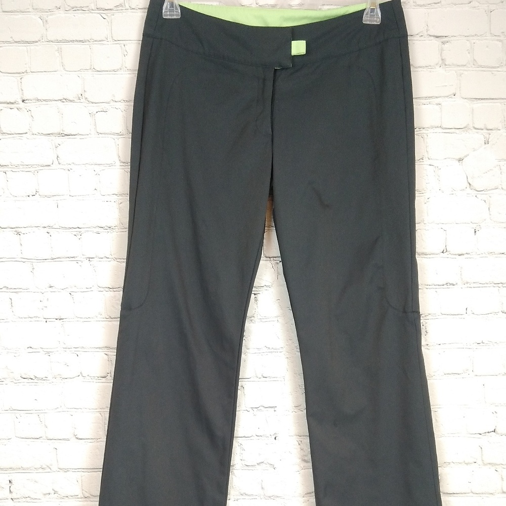 Women's Medium Nike Athletic Pants Grey and Green